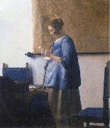 Woman Reading a Letter